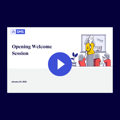 Opening Welcome Session Video Recording